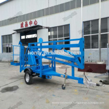 mobile trailer spider boom lift